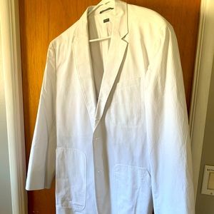 Armani Exchange White Casual Blazer